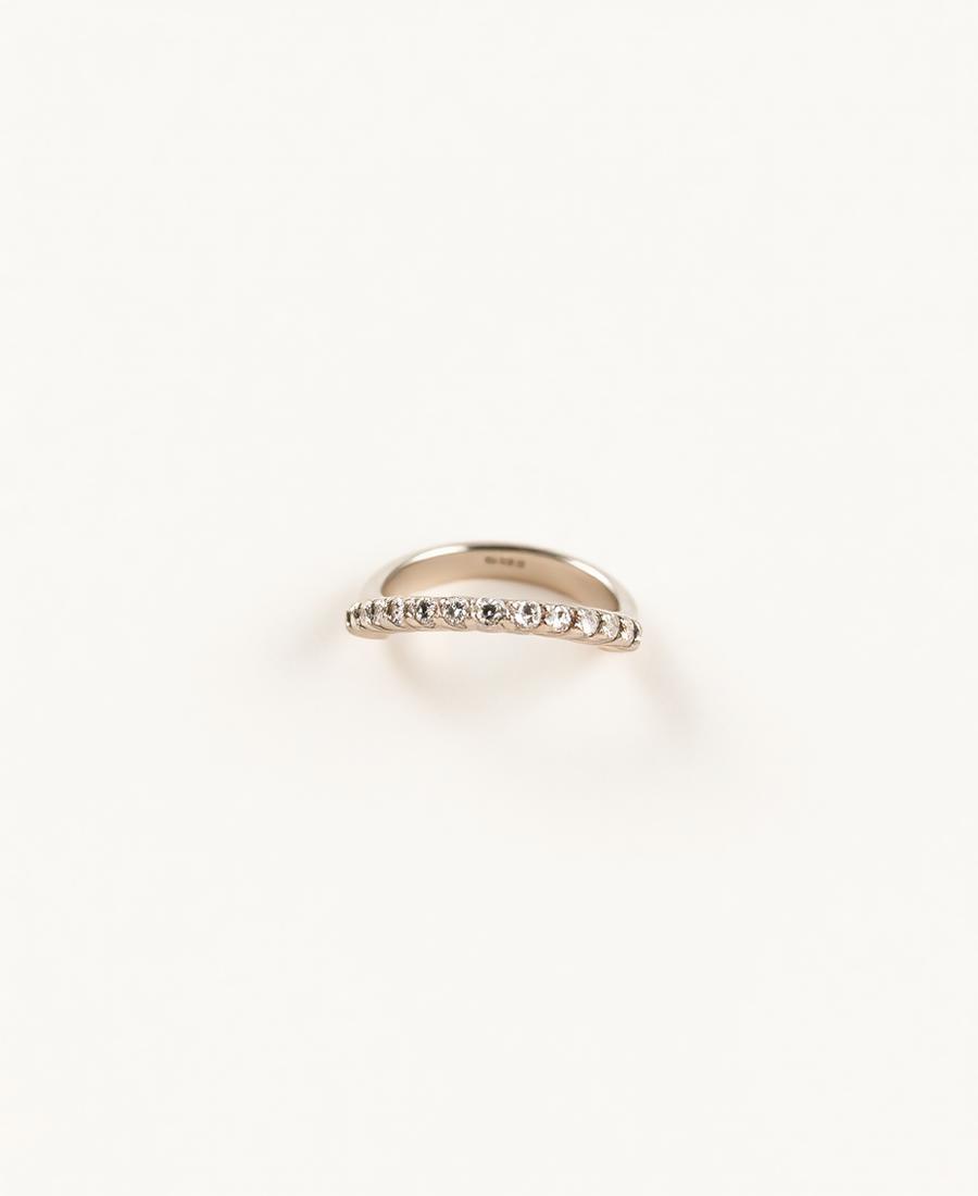Alliansring 0,50 ct – 18K vitguld